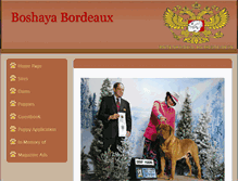 Tablet Screenshot of bolshayabordeaux.com